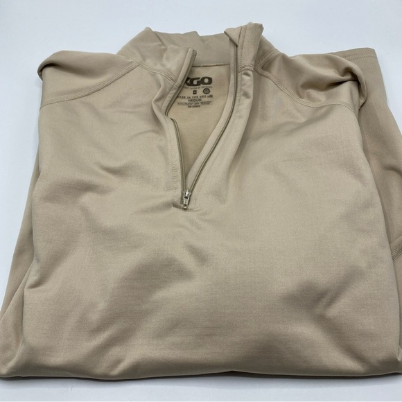 XGO Technical Apparel Acclimate Dry Long Sleeve 1/4 Zip Shirt Mens Med USA EUC - Picture 5 of 6